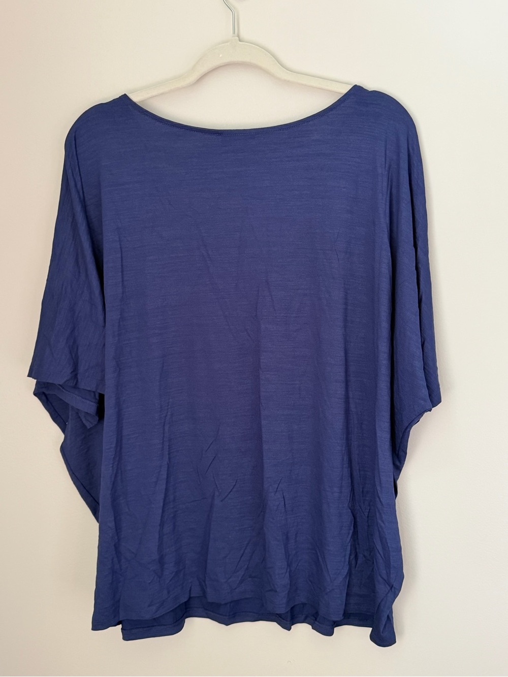 J. Jill Women’s 2X Indigo Blue Relaxed Fit Dolman Sleeve Tee Top - Picture 6 of 6